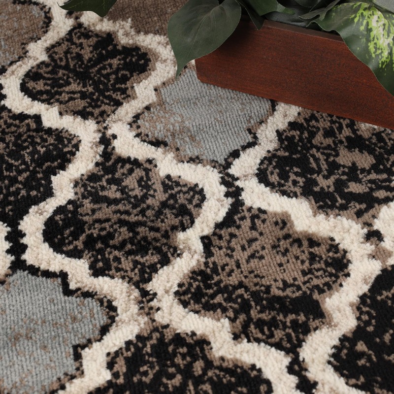Indoor Runner Rug, Jute Backing, Modern Plush Rugs For Hallway, Living, Dinin... gallery
