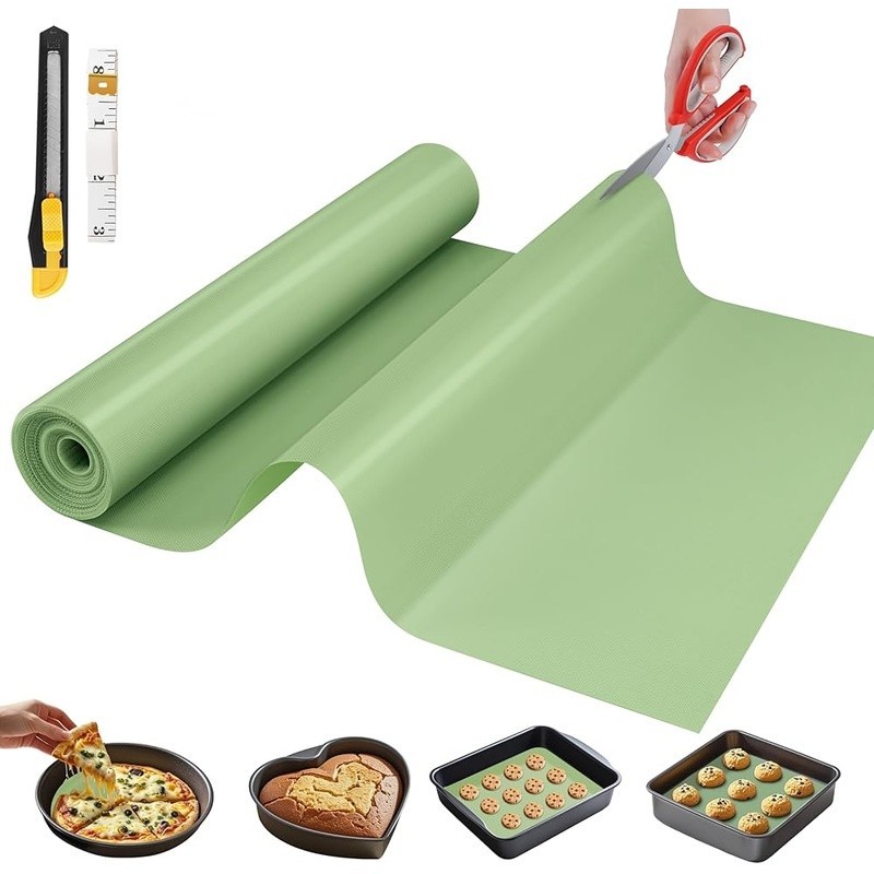 Non-Stick Silicone Baking Mat Roll Heat Resistant Multi-Purpose Kitchen Tool New gallery