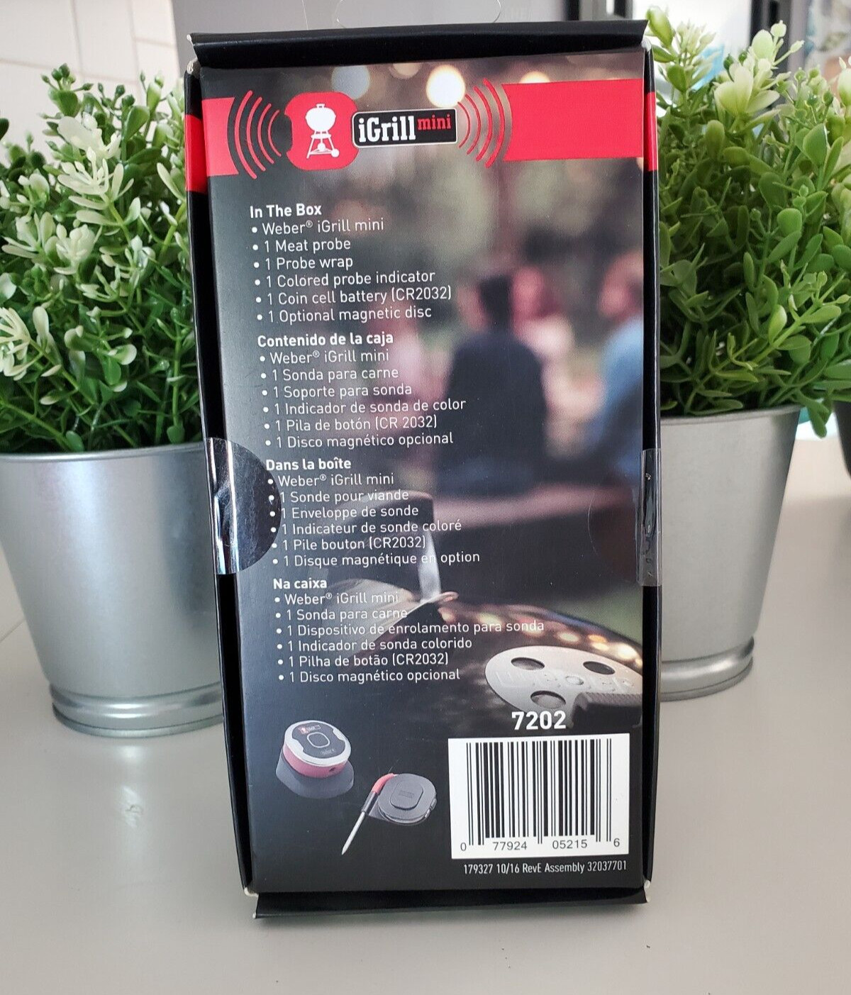 Weber ~ IGrill Mini ~ App Connected Thermometer🥩 # 7202 ~New ~ Fast Shipping gallery