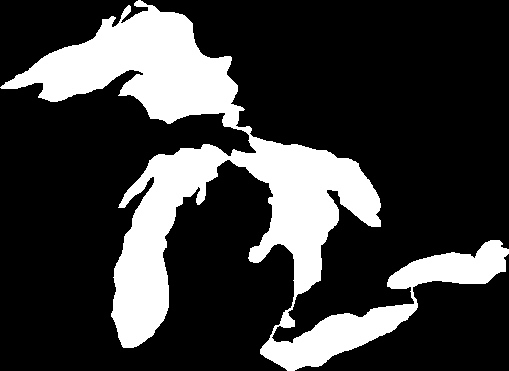 Great Lakes Die Cut Window Sticker Decal WHITE (State of Michigan) gallery