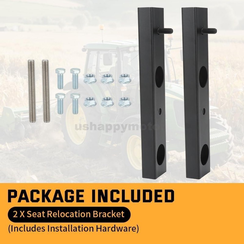Seat Relocation Brackets w/ Hardwares For John Deere 318,300,314,316,322,420,430 gallery