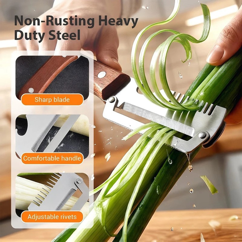 NEW 2 in 1 Multi-Functional Vegetable Peeler for Kitchen Stainless Steel Peeler gallery