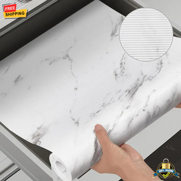 100x45 cm Non-Adhesive EVA Shelf Liner Waterproof Oil-Proof Kitchen Cabinet Mat gallery