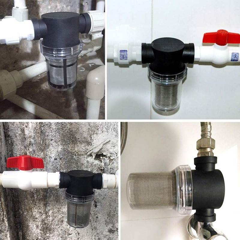 1Pcs 1 Inch Inline Mesh Strainer,Water Pump Filter Irrigation High Flowing gallery