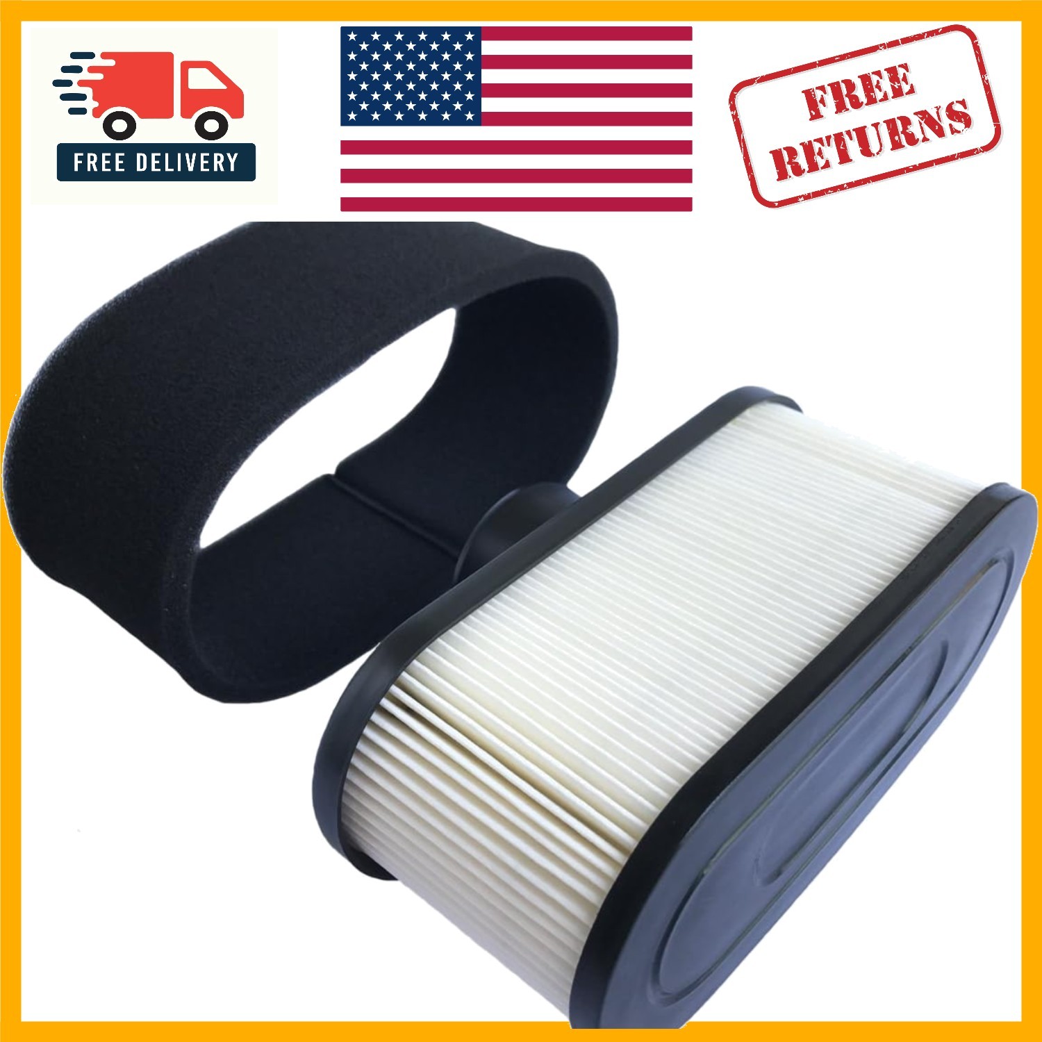 Vehicle-Specific Air Filter & Pre-Filter for Kawasaki Lawn Mowers - Optimal Fit gallery