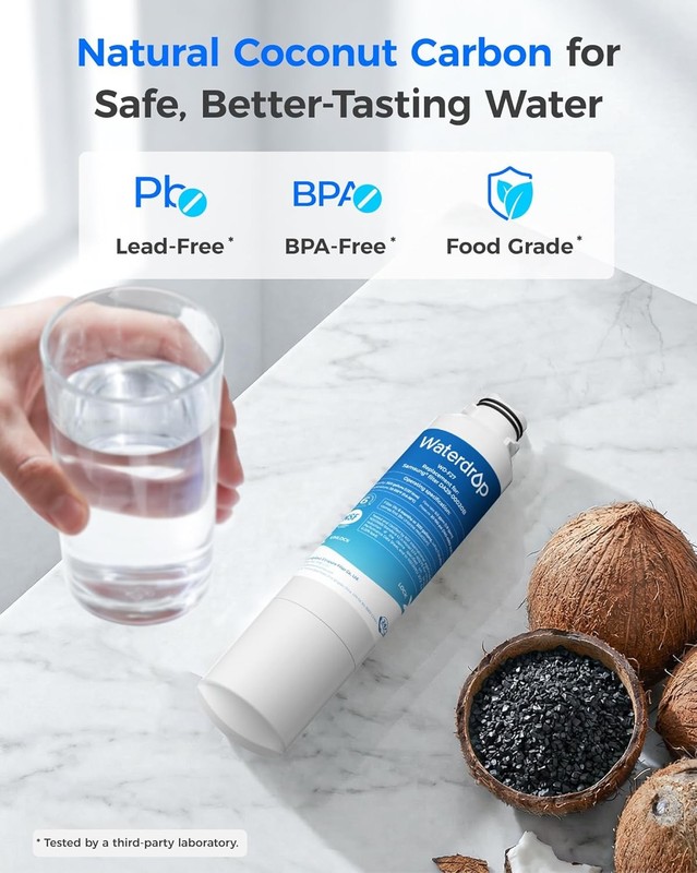 Waterdrop DA2900020B Refrigerator Filter, Replacement for Samsung DA2900020B gallery