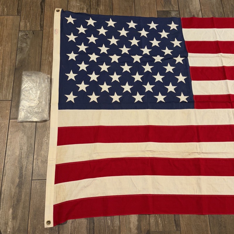 Valley Forge Flag Co. American Flag 2 x 2 Ply 50 Stars 51” x 82” 100% Cotton gallery