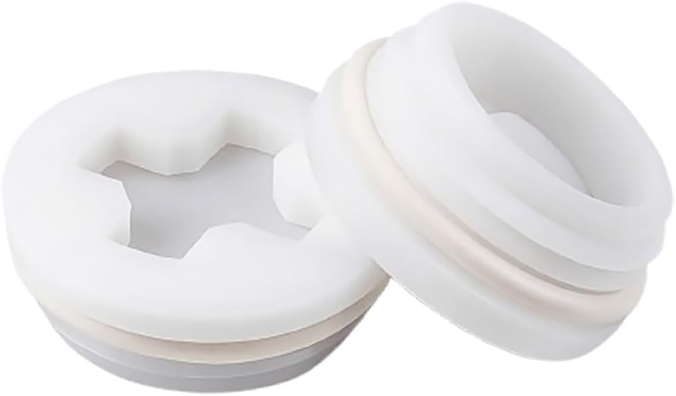 Bung Cap with 2" Thread Size, 2 Pack Poly Buttress Drum Bung, Course Thread for gallery
