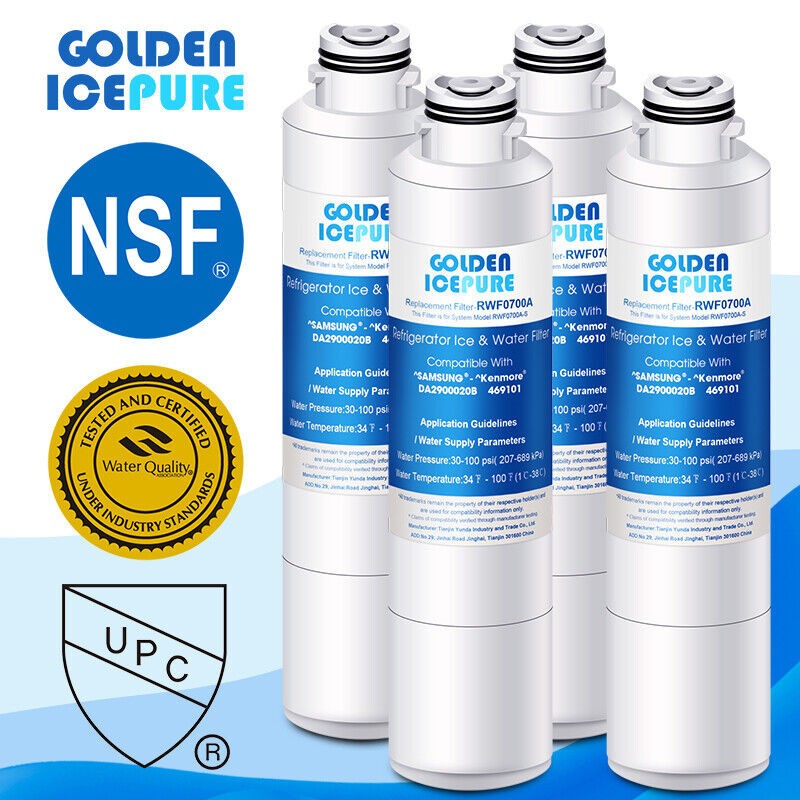 RWF0700A Refrigerator Water Filter Replacement for Samsung DA29-00020B, 4PACK gallery