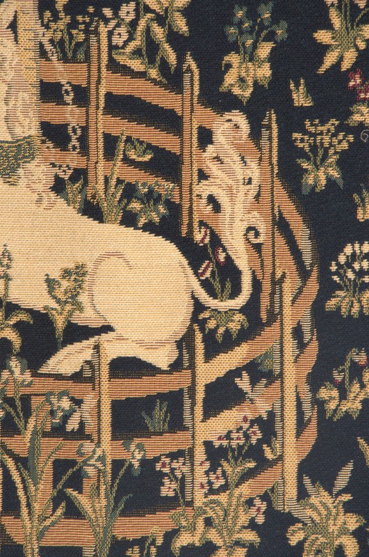 Unicorn in Captivity Rendition Belgian Bohemian Tapestry Wall Hanging gallery