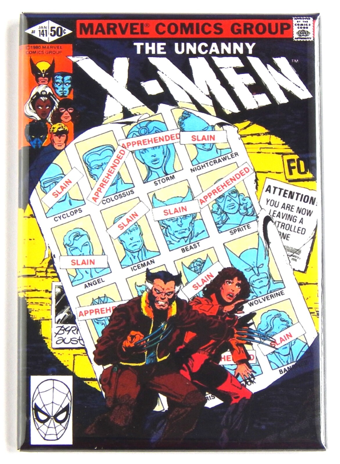 Uncanny X-Men #141 FRIDGE MAGNET comic book gallery