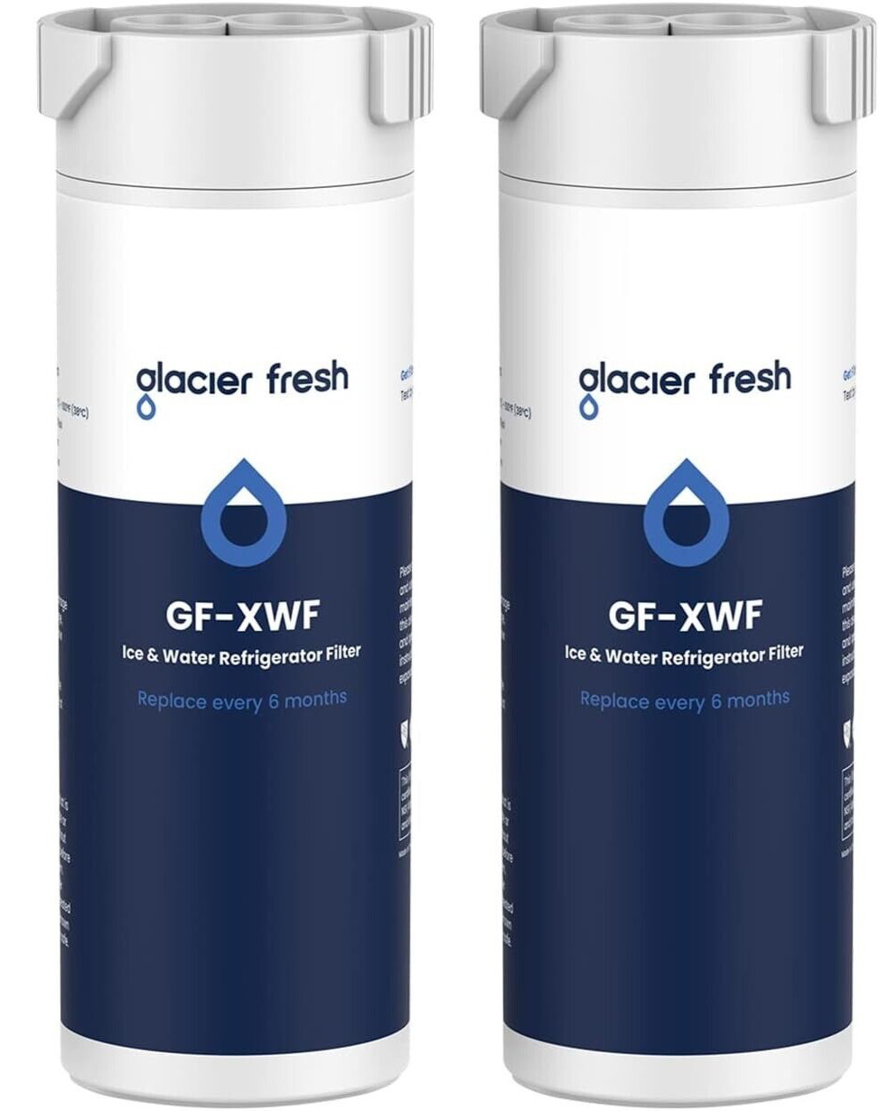 GLACIER FRESH XWF Replacement For GE XWF Refrigerator Water Filter Pack of 2 gallery