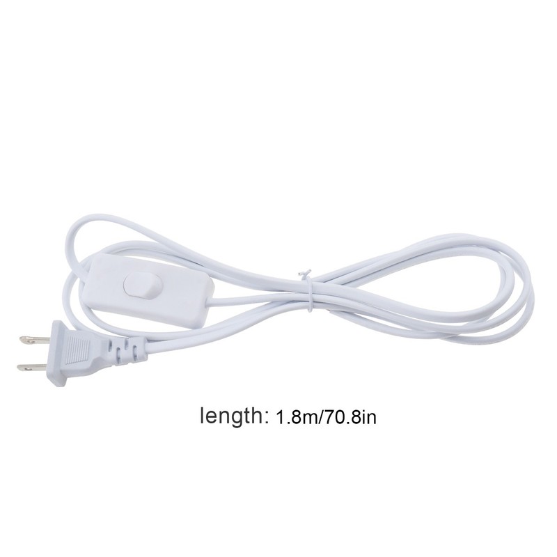 303 Button Switch Plug Wire for Desk Lamp with 1.8m Line Length Power Cord New gallery