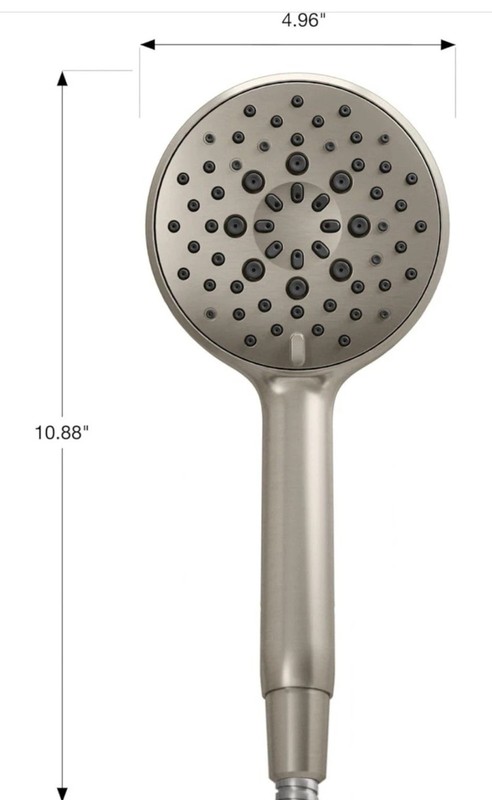 Kohler Assert Multifunction Handheld Shower Head Brushed Nickel Magnetic Dock gallery