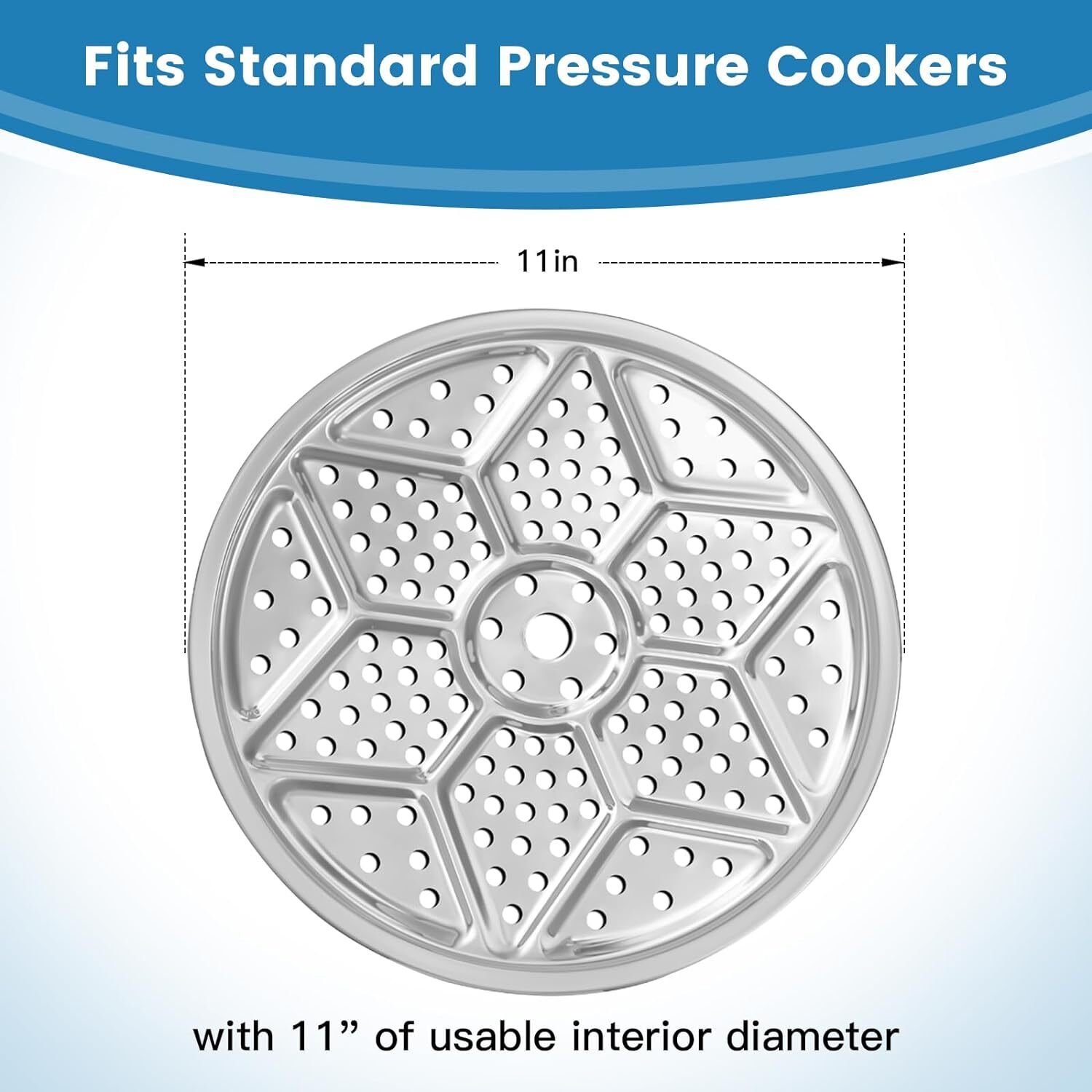 11" Pressure Canner Cooker Canning Rack Compatible with Presto 4 Pack gallery