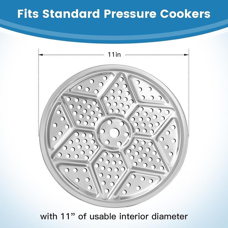 11" Pressure Canner Cooker Canning Rack Compatible with Presto 4 Pack gallery