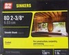 8 Lbs Construction Framing Carpentry 2-3/8" 8D Coated Steel Sinker Wood Nails gallery