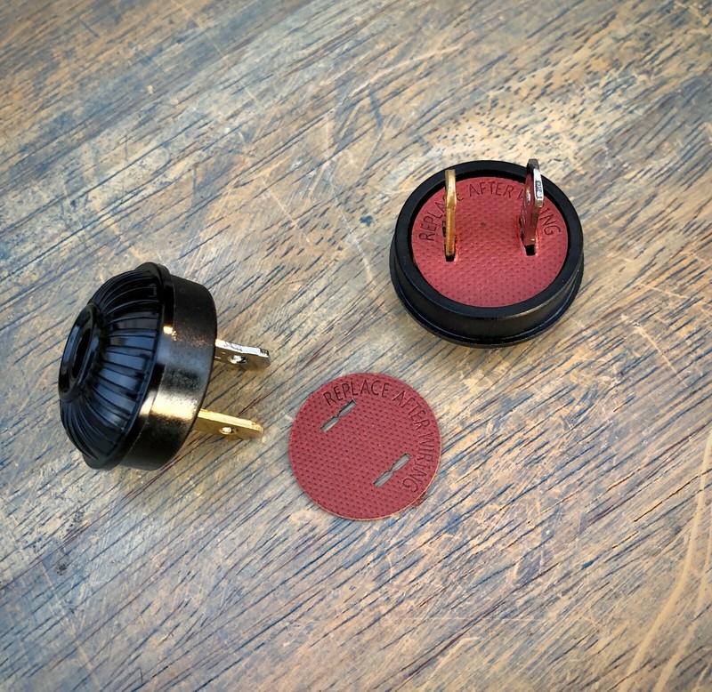 Vintage Style Electrical Plug Ribbed Design, Bakelite Replica antique fan rewire gallery