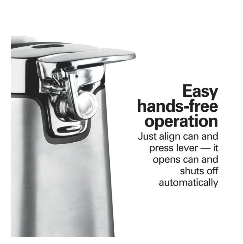 Hamilton Beach SureCut Automatic Electric Can Opener with Multi Tool, Stainless gallery