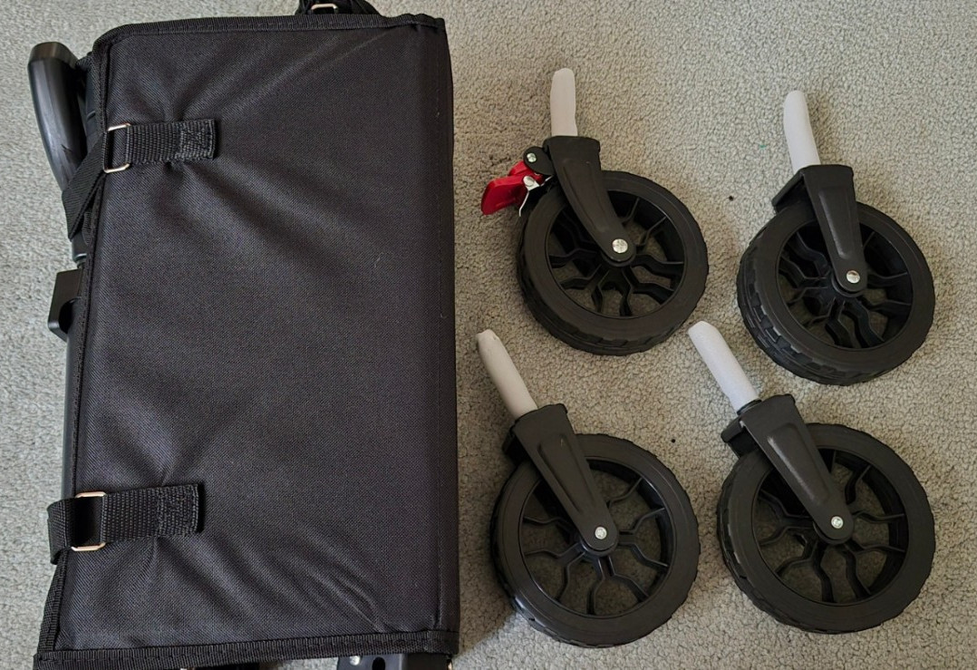 Wagons Carts Foldable, Collapsible with 220 lbs Max - FOR/MISSING PARTS gallery