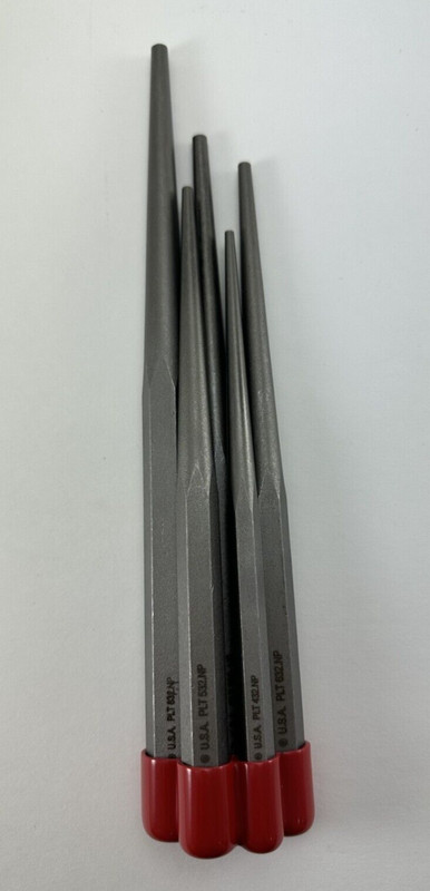 Wilde Tool 5pc Extra Long Taper Line up Drift Punch Set Professional MADE IN USA gallery