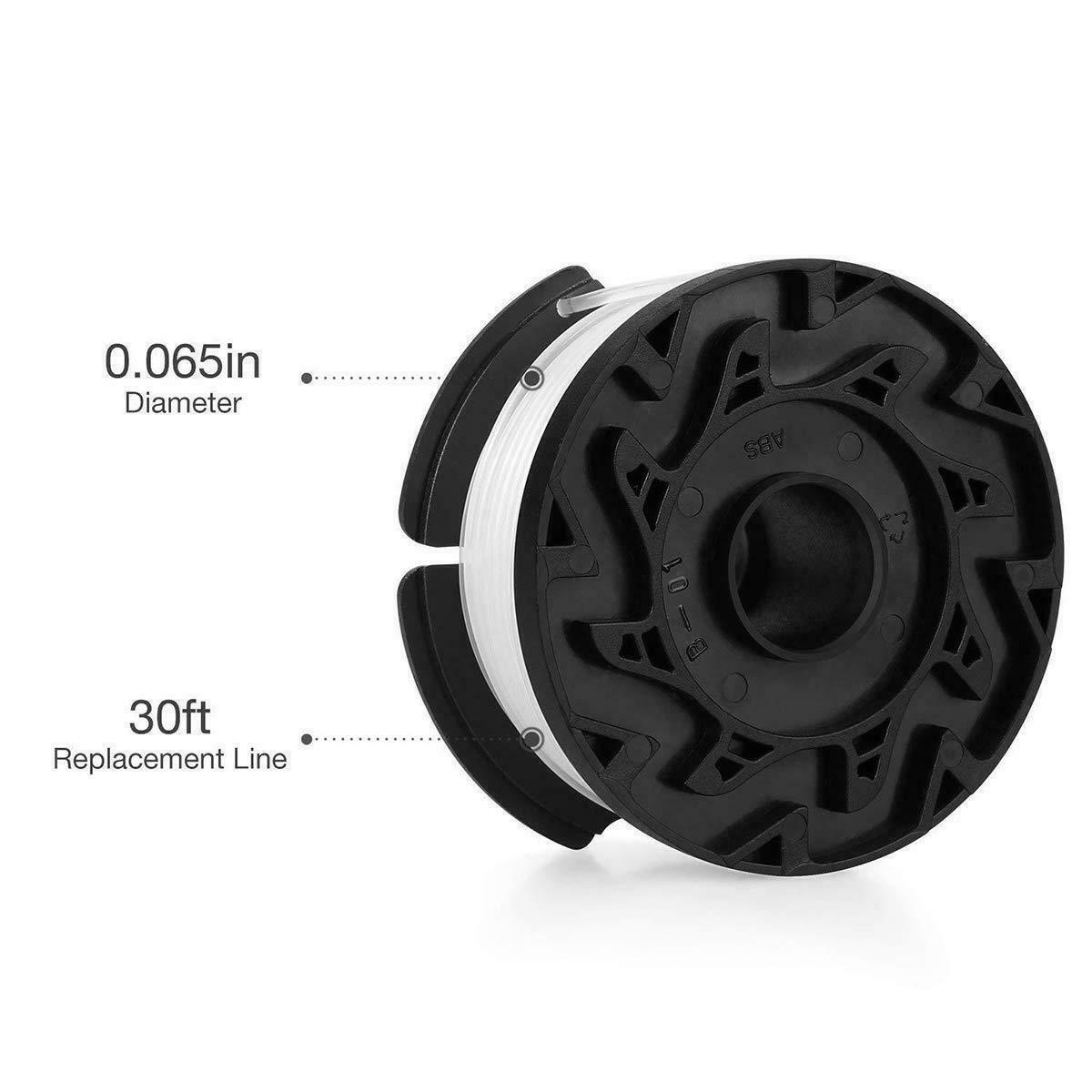 6Pack Spool Line For Black Decker String Trimmer AF-100-3ZP Weed Eater 30ft gallery