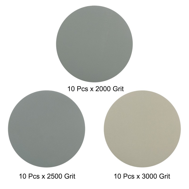 30pcs 5-Inch Hook and Loop Sanding Disc Wet/Dry 2000/2500/3000 Grit Assorted gallery