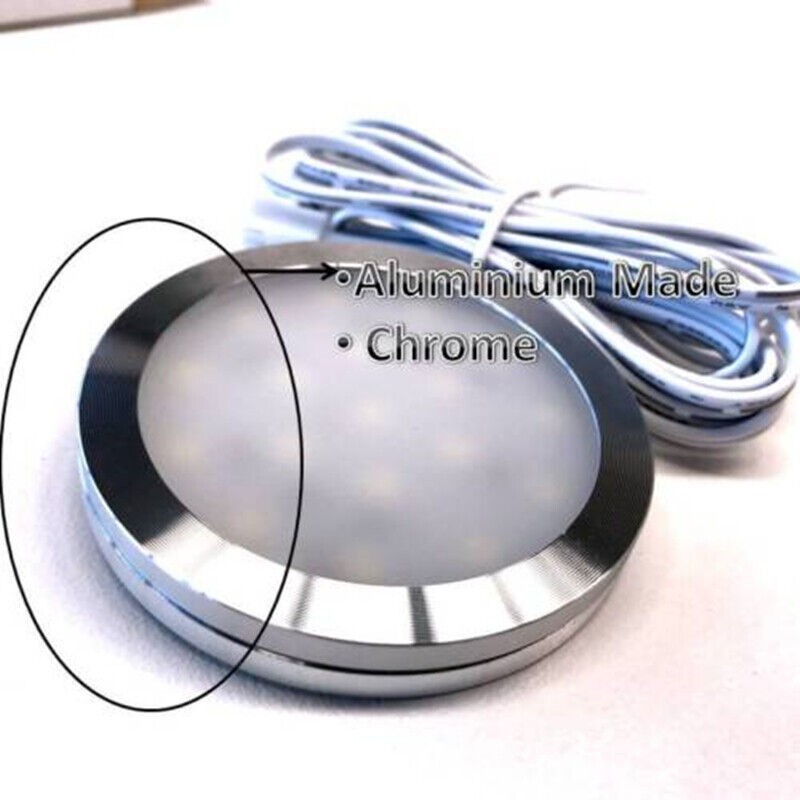 8PCS LED Under Cabinet Lighting Plug in 3000k Warm White Under Counter Light gallery