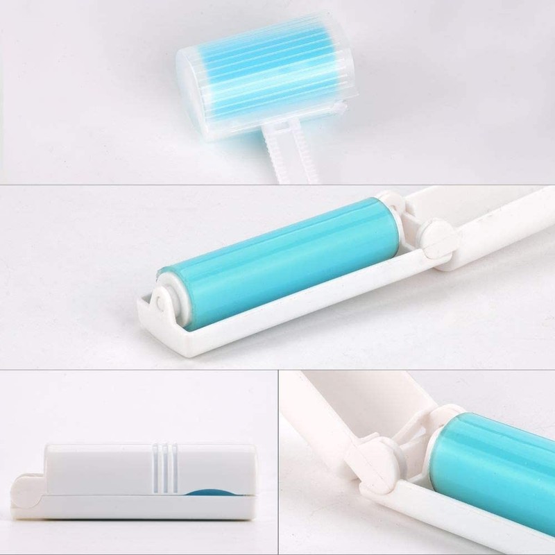 Sticky Lint Roller 3 Pack, Reusable Washable Pet Hair 1M-2S, Blue gallery