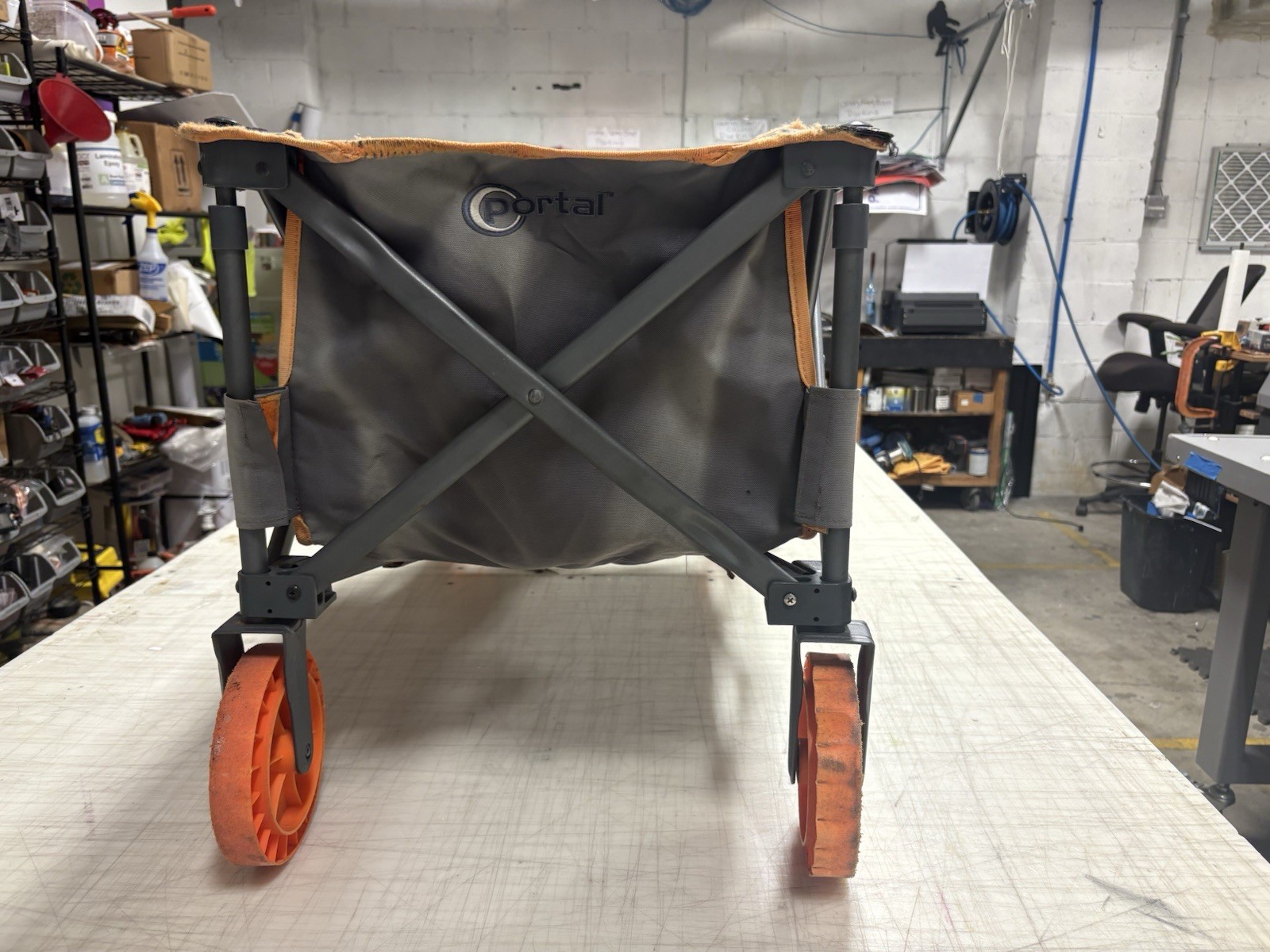 PORTAL COLLAPSIBLE WAGON, FOLDABLE BEACH WAGON CART, ALL TERRAIN, 225LBS - GREY gallery