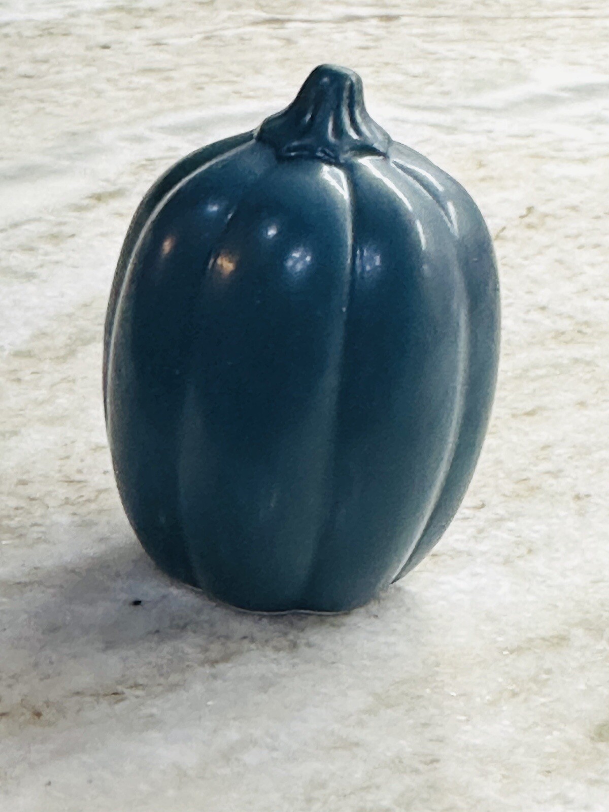 Ceramic Blue Pumpkin Tabletop 21/2 Inches With No Tags gallery