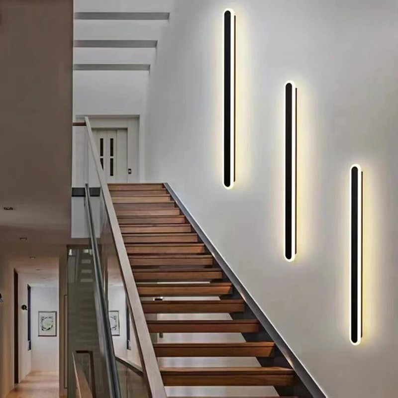 Minimalist LED Wall Sconce Light Linear Wall Lamp Outdoor Lighting Fixture Lamp gallery