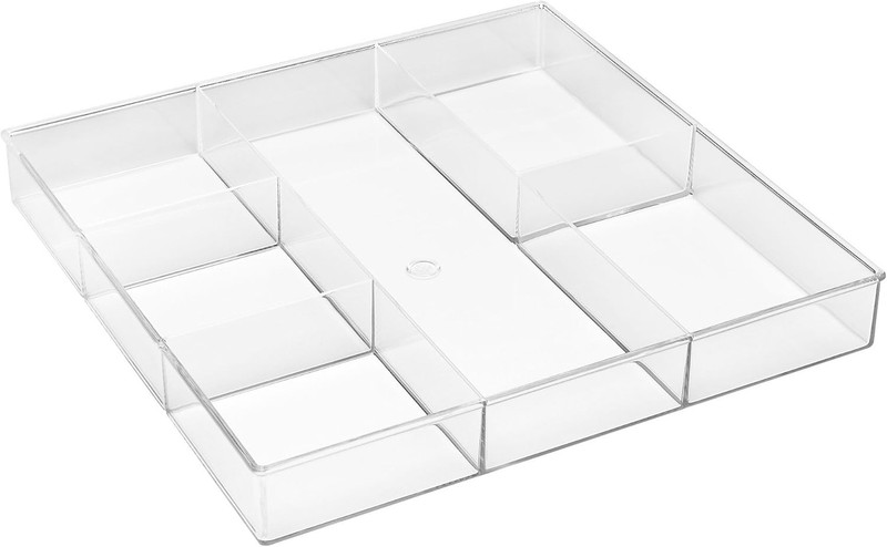 6-Section Clear Drawer Organizer gallery
