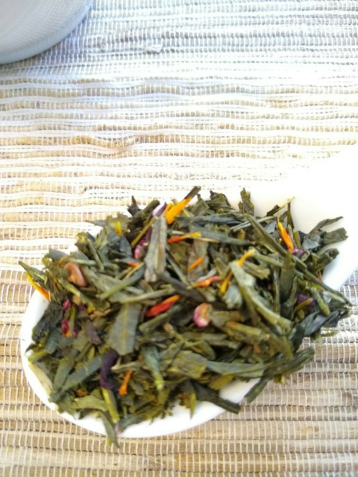 Pomegranate Organic Green Tea loose leaf or tea bags Sencha Green Tea gallery