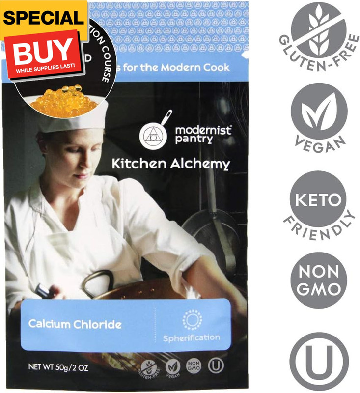 Sodium Alginate + Calcium Chloride Value Pack ⊘ Non-GMO Vegan OU Kosher Certifie gallery