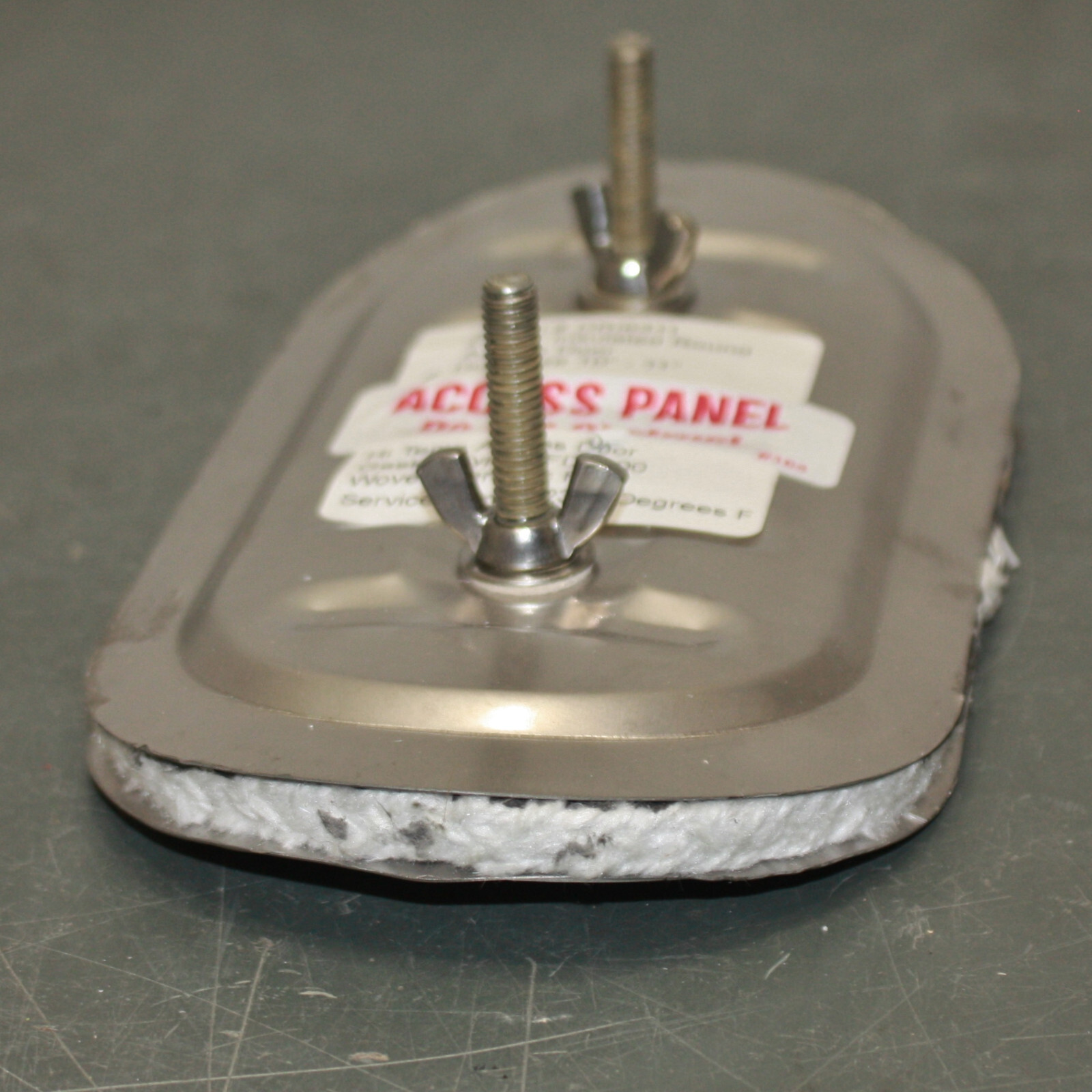 Ductmate Insulated Round Access Door DRI8411, 8" x 4" , for 10" to 11" Pipe Duct gallery
