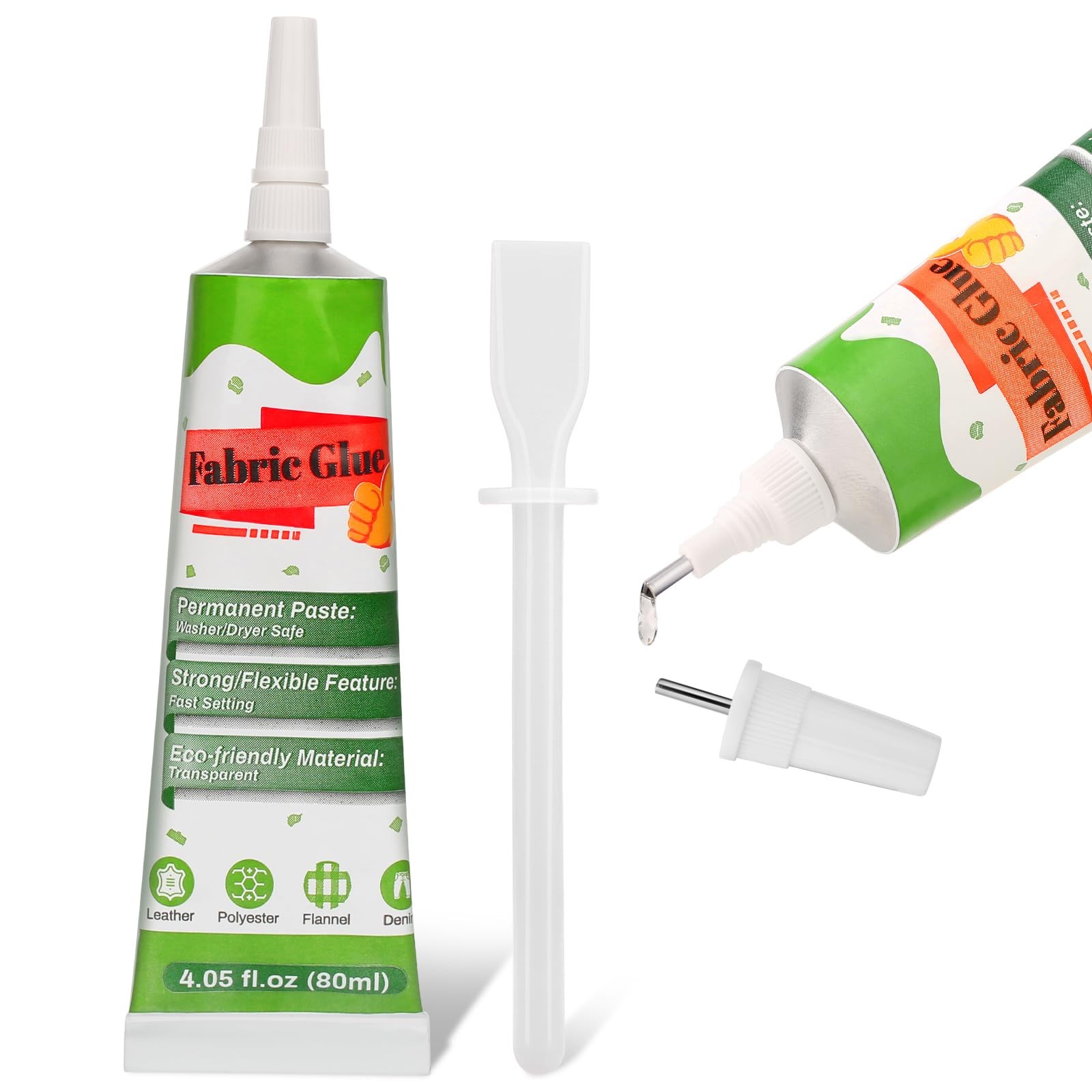 80ML Fabric Glue Permanent for Clothing, Clear Super 80 ML gallery