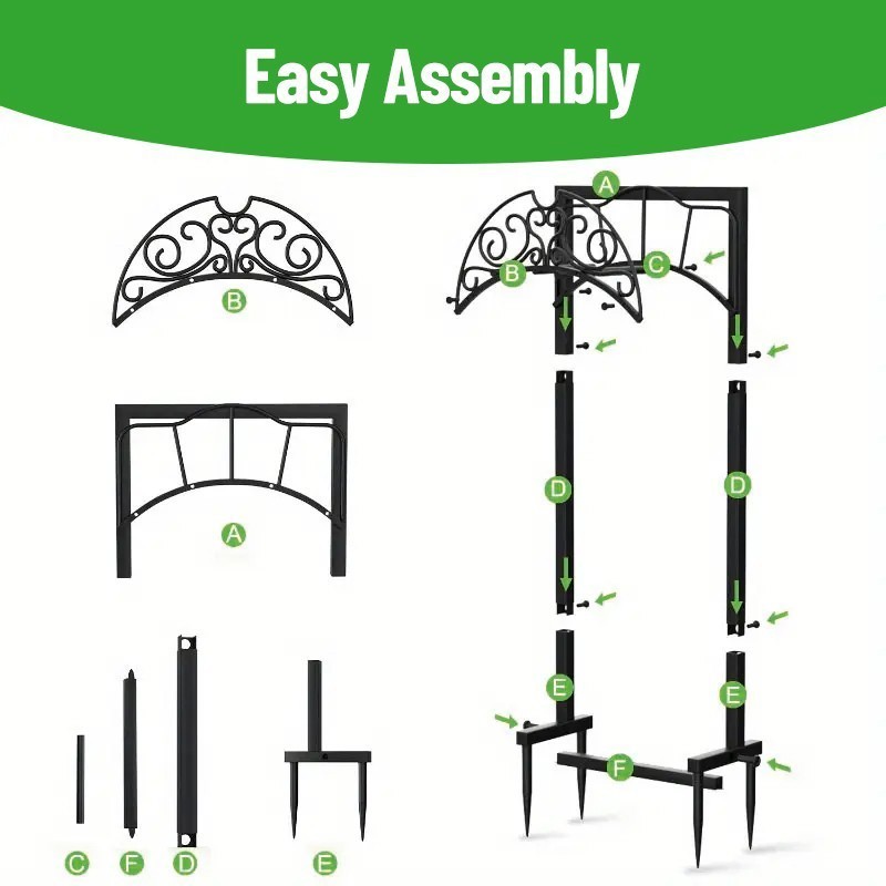 3 Types - 41.5" Detachable Metal Garden Hose Holder Hanger Freestanding 4 Spikes gallery