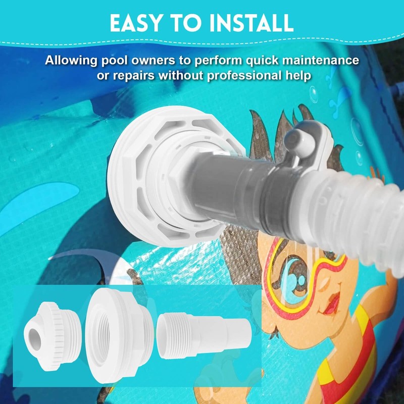 Einder Sp1023 Above Ground Pool Return Jet Kit Complete Directional Eyeball gallery