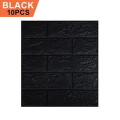 10/20pc 3D Tile Brick Wall Sticker Self-adhesive Waterproof Foam Panel Wallpaper