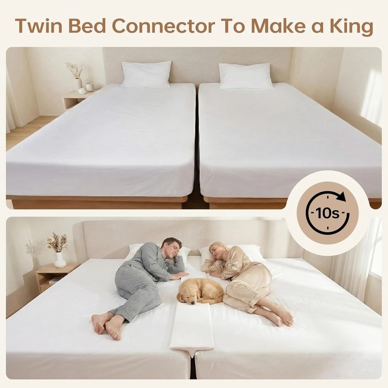 Split King Gap Filler for Adjustable Bed Twin to King Mattress Converter gallery