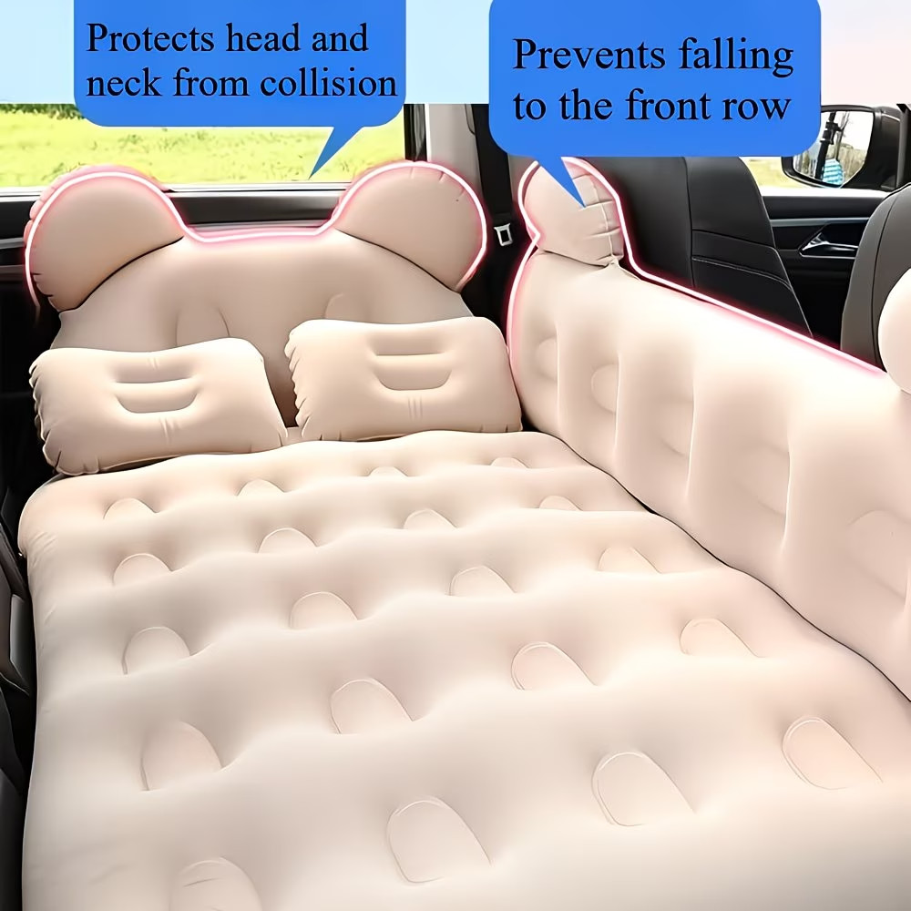 Inflatable Car Bed Air Mattress Back Seat Portable Travel Camping Sleep Pad SUV gallery
