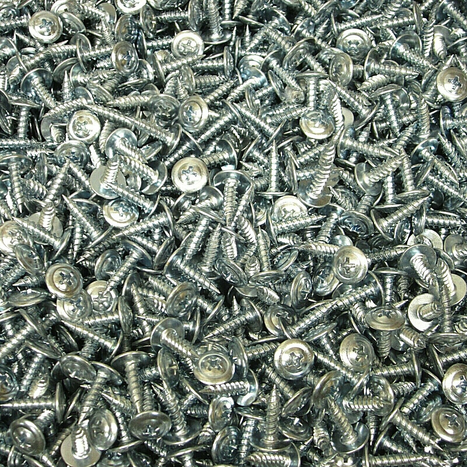 (1,000) #8 X 3/4" Phillips Mod Truss Self-Piercing Zip Screw Sharp Point Zinc gallery