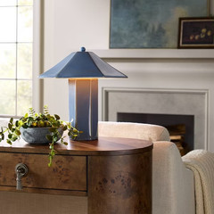 Ceramic Table Lamp Blue – Threshold designed with Studio McGee – IN HAND