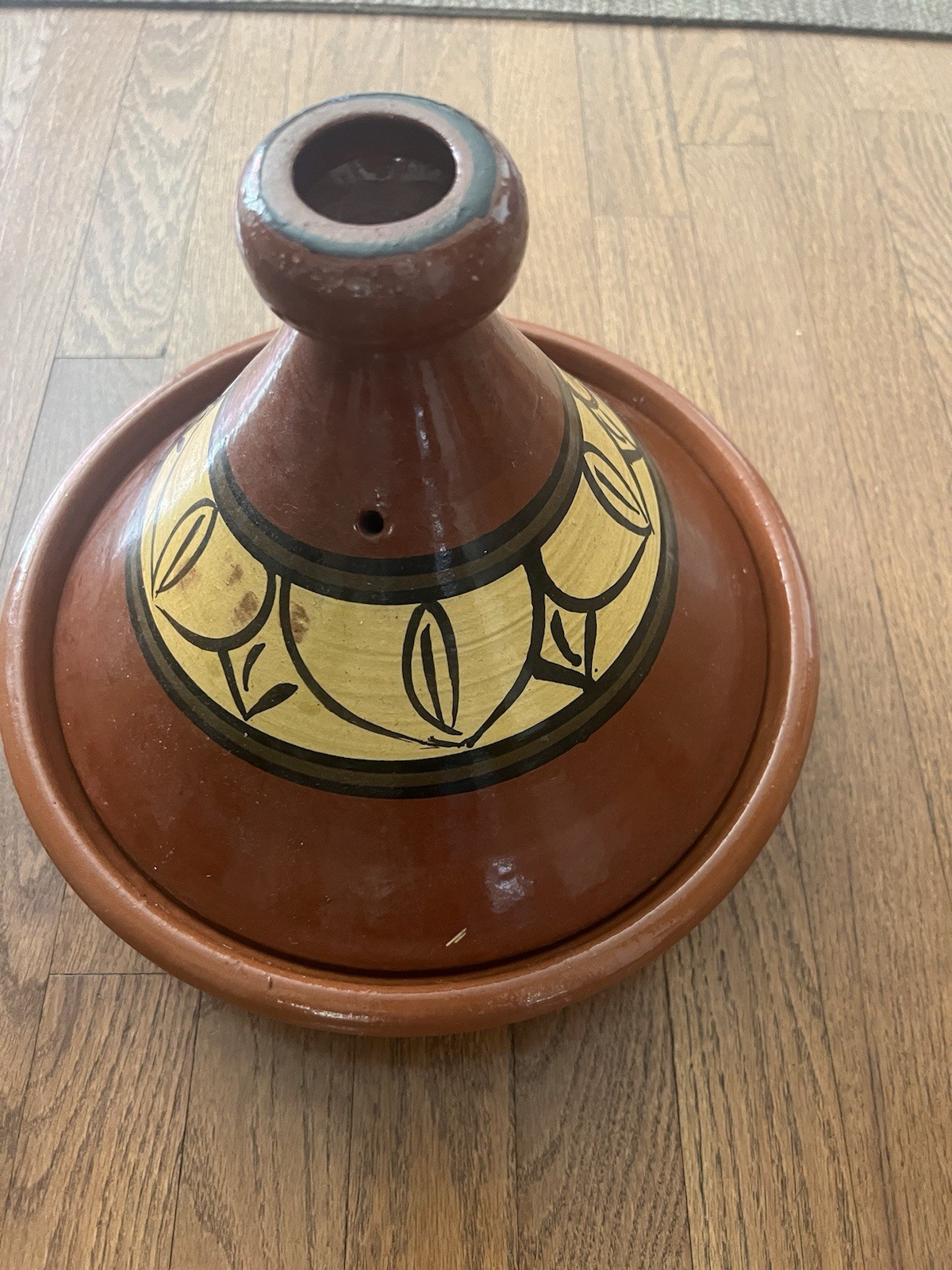 Morrocan Tagine 12" Ceramic Large Hand-painted Cooking Pot gallery