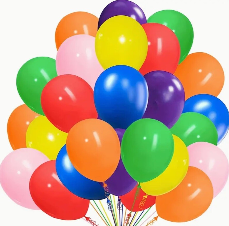 200pcs Mix Color Balloons- Latex Balloons for Party Wedding US Seller gallery