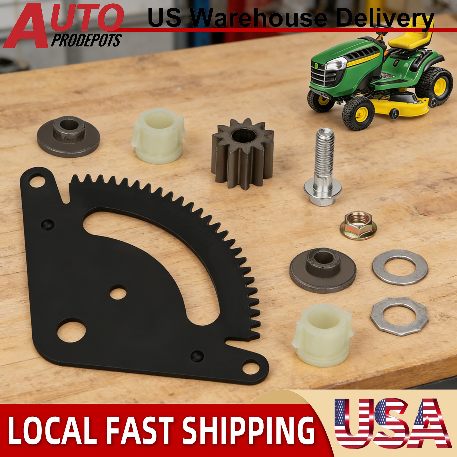 25 Teeth Steering Sector Gear Kit Fits John Deere L110/L120/L111/L130 GX20052BLE gallery
