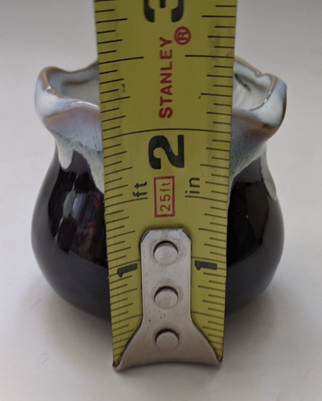 6 Mini Ceramic Planters w/ Drainage Hole Decorative Brown Seedling Succulent Pot gallery