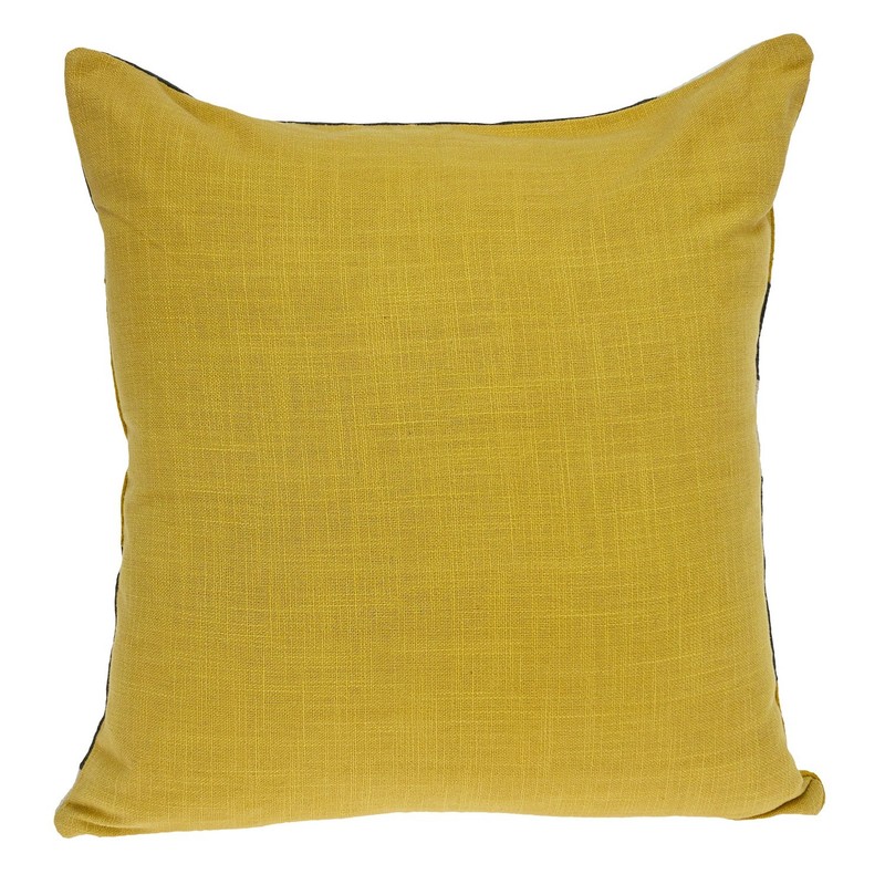 Parkland Collection Ziglar White Embroidered Geometric 20" x 20" Throw Pillow gallery