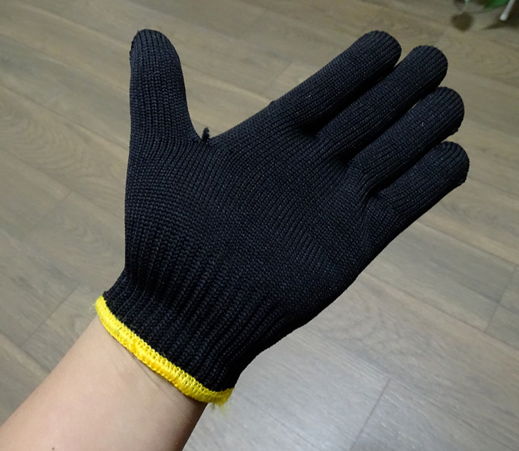 20 Pairs Black Poly/Cotton String Knit Safety Gloves Industrial Grade gallery